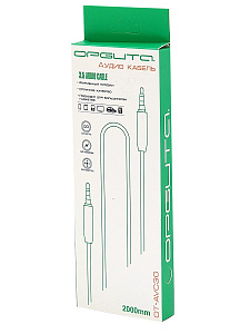 Орбита OT-AVC30 Серебро кабель аудио (Джек 3,5 мм на Джек 3,5 мм) 2м