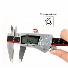 Штангенциркуль электронный металлический 0-150 мм IP54 Орбита OT-INM04