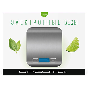 Весы кухонные электронные до 5 кг Орбита OT-HOW08