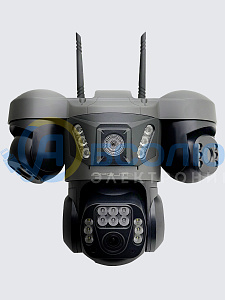 Камера видеонаблюдения Wi-Fi уличная поворотная 2 Mp*3 Орбита OT-VNI68A