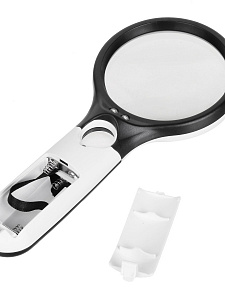 Лупа ручная увеличительная с подсветкой Орбита OT-INL19