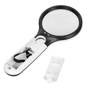 Лупа ручная увеличительная с подсветкой Орбита OT-INL19