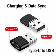 OTG переходник USB TYPE-C - USB адаптер Орбита OT-SMA29