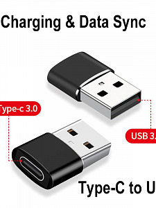 OTG переходник USB TYPE-C - USB адаптер Орбита OT-SMA29