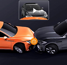 Видеорегистратор автомобильный 3 в 1 с двумя камерами в салон и заднего вида TDS TS-CAR51А