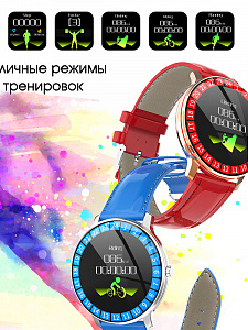 Орбита OT-SMS06(R80) Черный металл спорт браслет