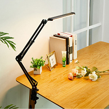 Лампа настольная для школьника на струбцине Огонёк OG-LDP37