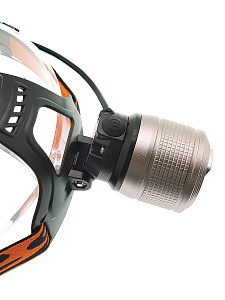 Фонарь налобный, фонарик аккумуляторный Следопыт PT-FLG17