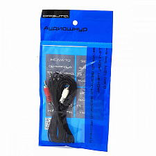 Кабель аудио 2 тюльпана соединительный 2хRCA джек/Jack 3.5, 2 метра Орбита OT-AVC42