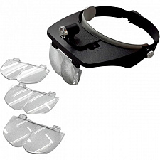 Лупа налобная увеличительная с подсветкой Орбита OT-INL10