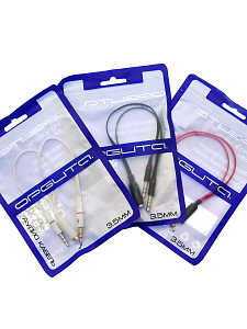 Орбита OT-AVC43 Белый переходник аудио (гнездо Джек 3,5 мм на 2 штекера 3,5 мм) (УПАКОВКА 20шт) 20см