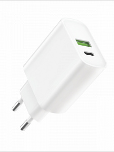 SENDEM OG03 Белый ЗУ с TYPE-C/USB (PD+QC3.0, 3000mA)