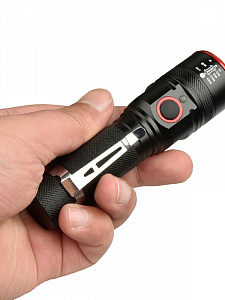 Следопыт ST-FLR10 фонарь ручной (18650, ZOOM)