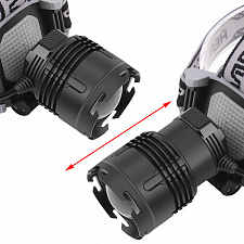 Патриот PT-FLG43 фонарь налобный (1L, 2*18650, ZOOM)