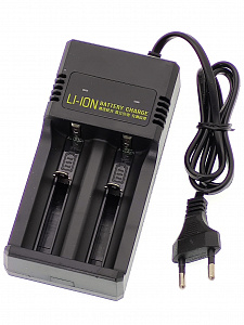 Зарядное устройство для аккумуляторов 18650 на 2 слота Орбита OT-APZ13