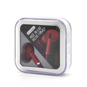 ELMCOEI EV-194 Красные наушники-гарнитура (3.5мм)
