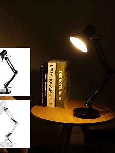 Лампа настольная для школьника E27 Огонёк OG-LDP35 Черная