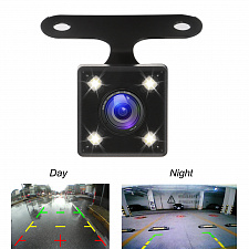 Камера заднего вида автомобильная с подсветкой 500ТВЛ TDS TS-CAV20