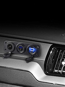 TDS TS-CAU48 Зеленый Разветвитель авто (Врезной)