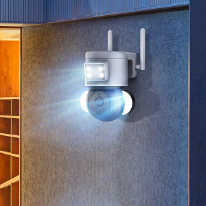 Камера видеонаблюдения уличная с сим картой и микрофоном 4 Mp Орбита OT-VNI52