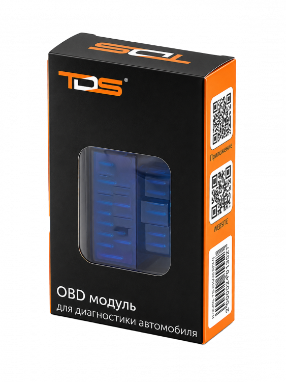 TDS TS-CAA66 сканер OBD (OBD2, V1.5, Bluetooth 5.1)