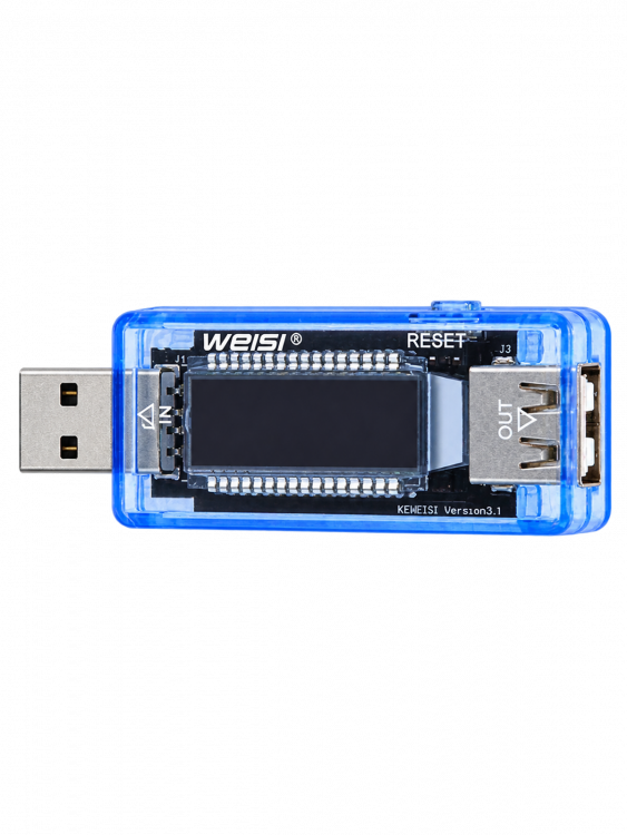 KEWEISI KWS-V20 USB тестер (4-20В, 3А)