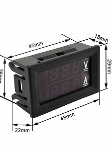Орбита OT-INM01 вольтамперметр (УПАКОВКА 5шт)