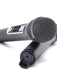 SDRD SD-128 Серая Караоке система (2 микр, Bluetooth 4.2) МЯТАЯ УПАКОВКА