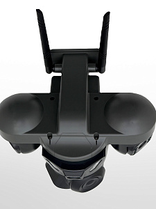 Камера видеонаблюдения 4G с сим картой уличная поворотная 2 Mp*3 Орбита OT-VNI68B