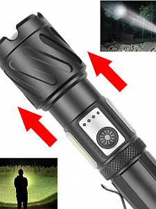 Патриот PT-FLR29 фонарь ручной (3L, 26650.,ZOOM)