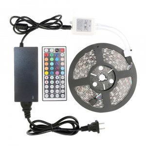 Огонек OG-LDL01 набор LED лента RGB 5м (5050,IP65,блок,пульт)