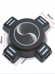 Орбита OT-PCR22 концентратор USB 2.0 (4 USB, 3.5мм)