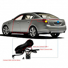 TDS TS-CAR14 автовидеорегистратор зеркало+камера