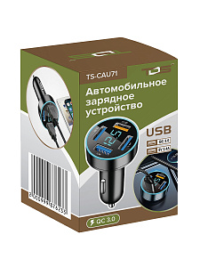 Зарядка в прикуриватель для автомобиля 4*USB TDS TS-CAU71