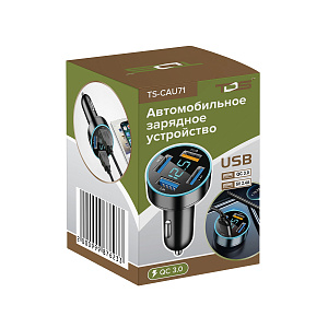 Зарядка в прикуриватель для автомобиля 4*USB TDS TS-CAU71