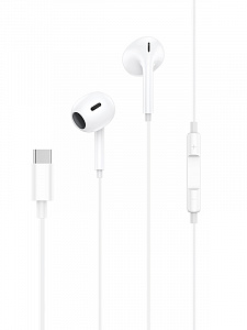 SENDEM G34T Белые наушники - гарнитура (TYPE-C)