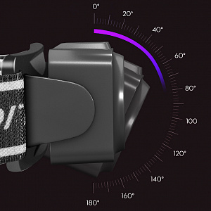 Фонарь налобный, фонарик аккумуляторный Следопыт PT-FLG48A