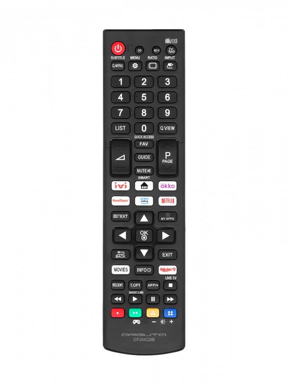 Орбита OT-DVC25B пульт универсальный (LCD/LED LG)