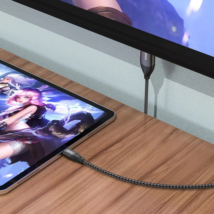 HOCO UA16 кабель HDMI - TYPE-C (штекер-штекер) 2м