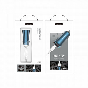 SENDEM D10 ЗУ авто USB + кабель IOS Lightning (PD18+QC3.0,4000mA)
