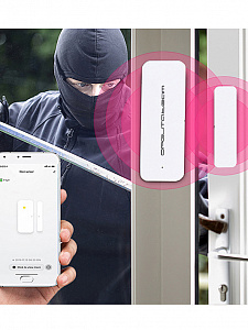 Умный Wi-Fi датчик открытия закрытия окон и дверей с Алисой OT-HOS18
