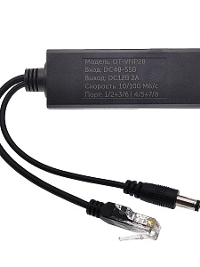 POE сплиттер для видеонаблюдения 48В на 12В Орбита OT-VNP28