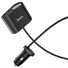 HOCO Z35A Черный ЗУ авто USB (5B,2400mA)