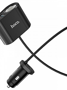 HOCO Z35A Черный ЗУ авто USB (5B,2400mA)