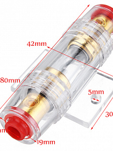 Предохранитель для автоакустики в колбе AGU 60A TDS TS-CAD01