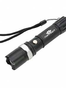 Патриот PT-FLR07 фонарь ручной (1L, 18650.,ZOOM)