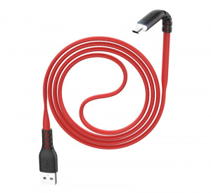 HOCO X44 Красный кабель USB 2.4A (microUSB) 1м