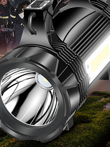 Патриот PT-FLR36 фонарь ручной (1L+1L, встр. аккум)