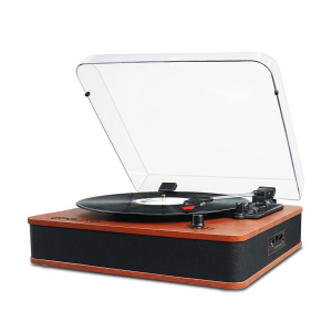 Проигрыватель виниловых пластинок с Bluetooth и FM радио Орбита OT-SPB145