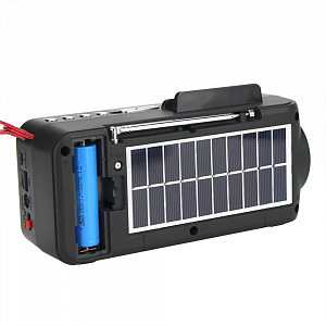 Fepe FP-263-S  радиоприёмник аккумуляторный (USB,TF,Bluetooth, солнч. панель)